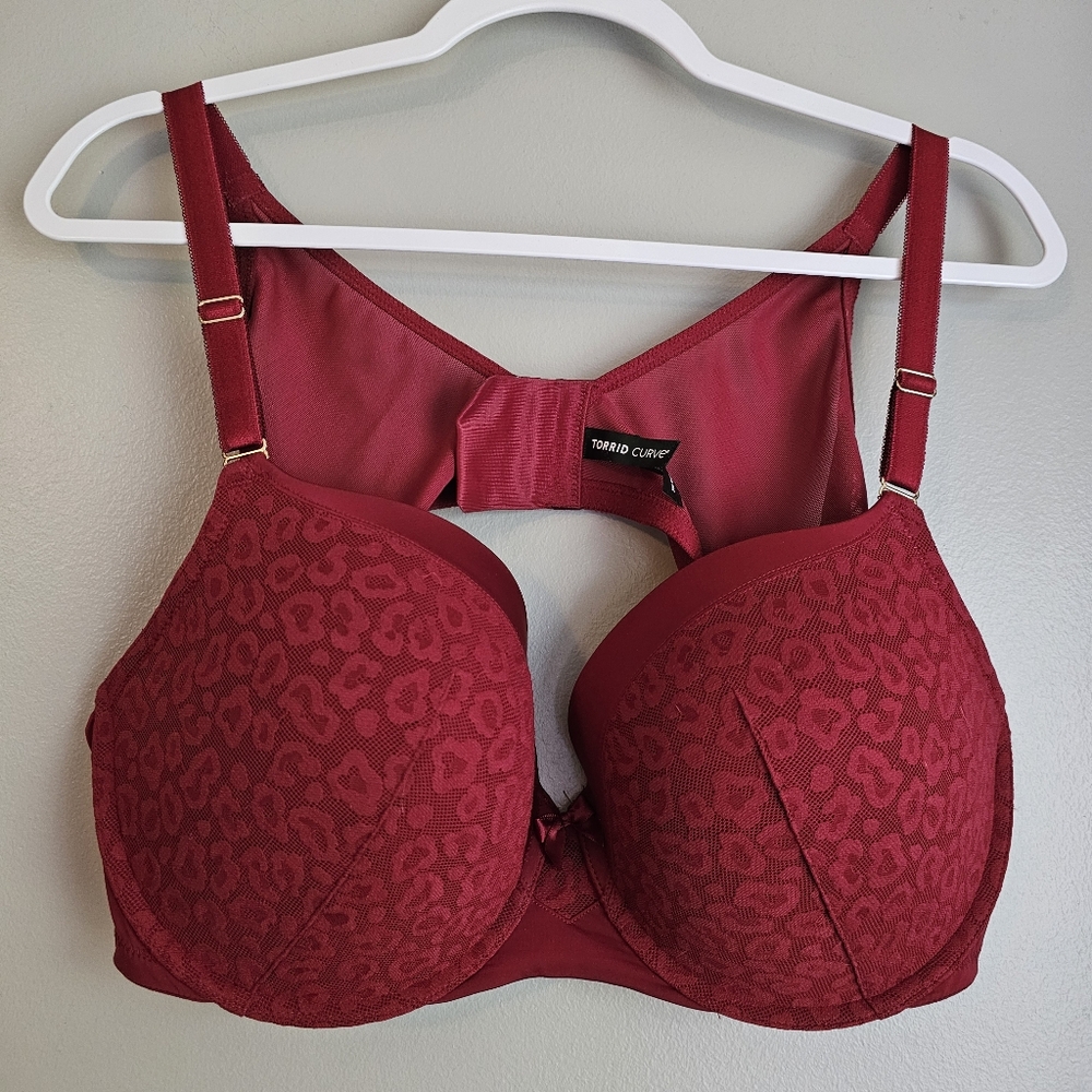 Torrid Curve Leopard Print Bra 44B